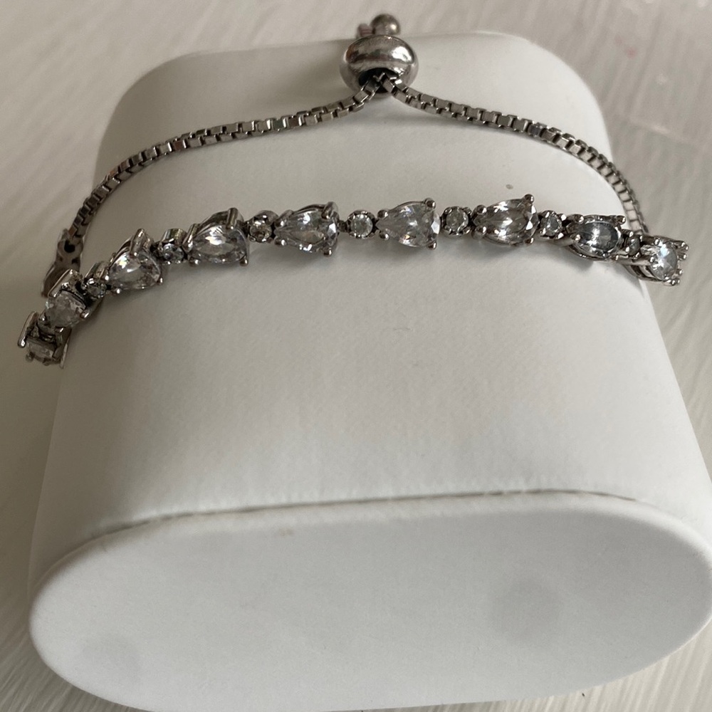 8 Carat Diamond Bolo Tennis Bracelet 925 Sterling Silver - Picture 10 of 15
